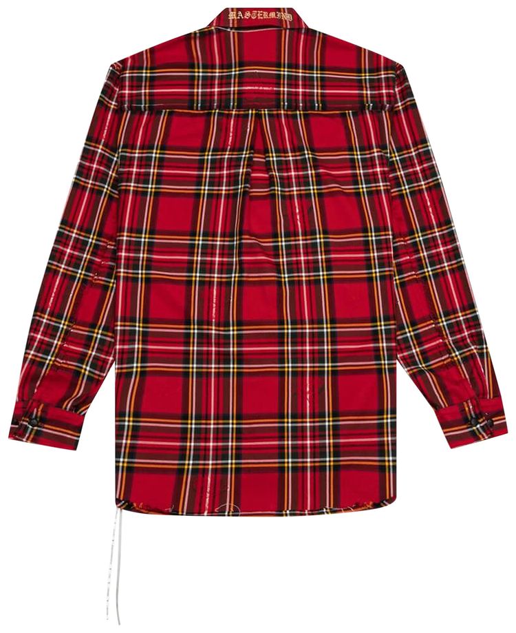 Mastermind Japan Reversible Shirt Red Tartan Plaid