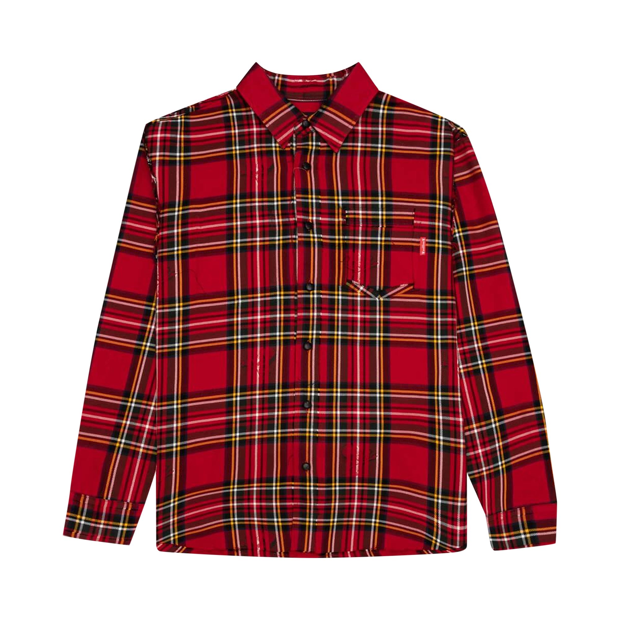 Buy Mastermind Japan Reversible Shirt 'Red Tartan Plaid' - MJ21E07 ...