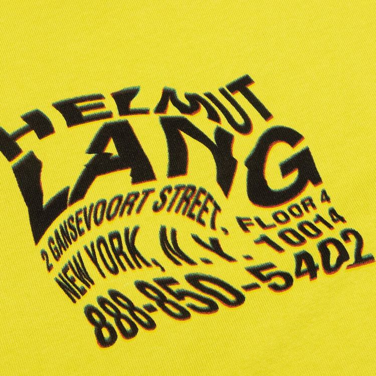 Helmut Lang Warp Short Sleeve Tee Bold Lime