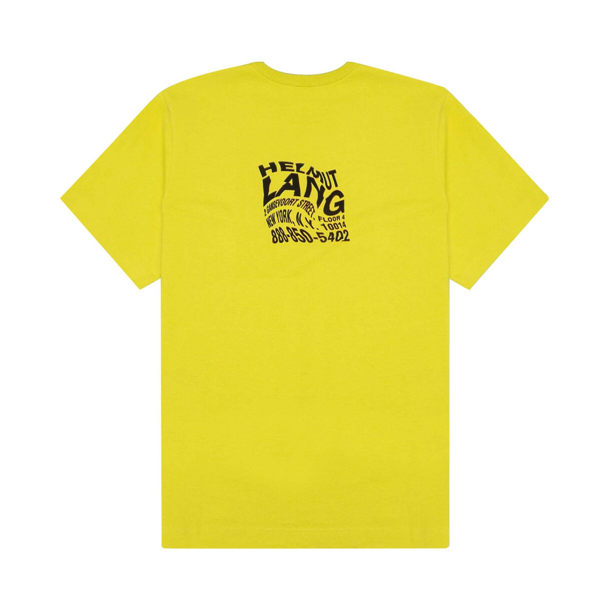 HELMUT LANG ミトハッキンク クルネック Tシャツ O10HM5140 V17 Buy Helmut Lang Warp Short-Sleeve Tee 'Bold Lime' - L07HM516
