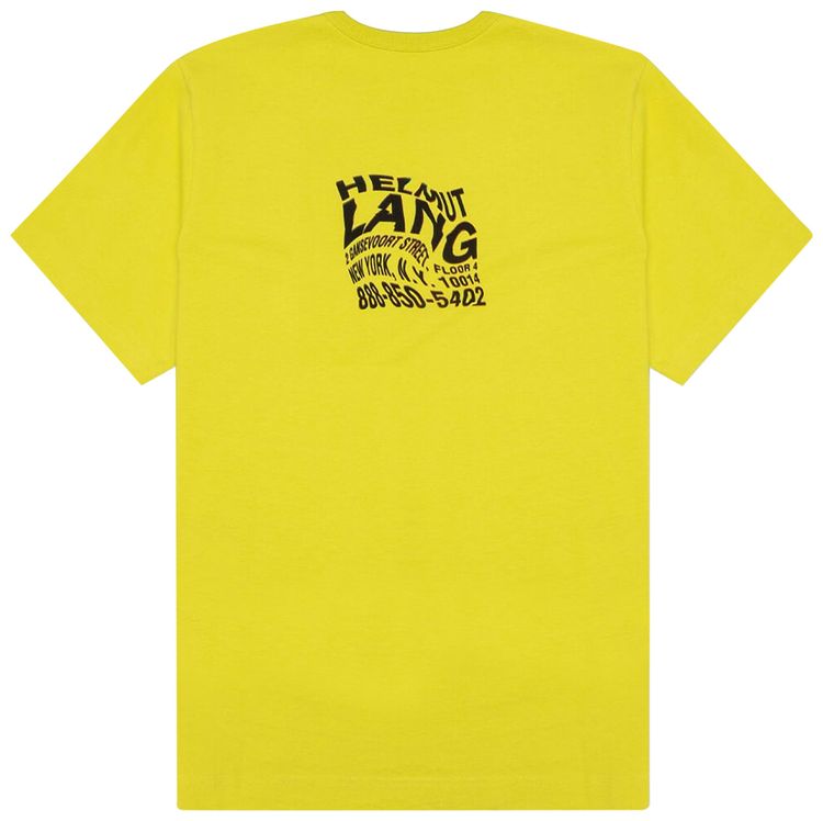 Helmut Lang Warp Short Sleeve Tee Bold Lime