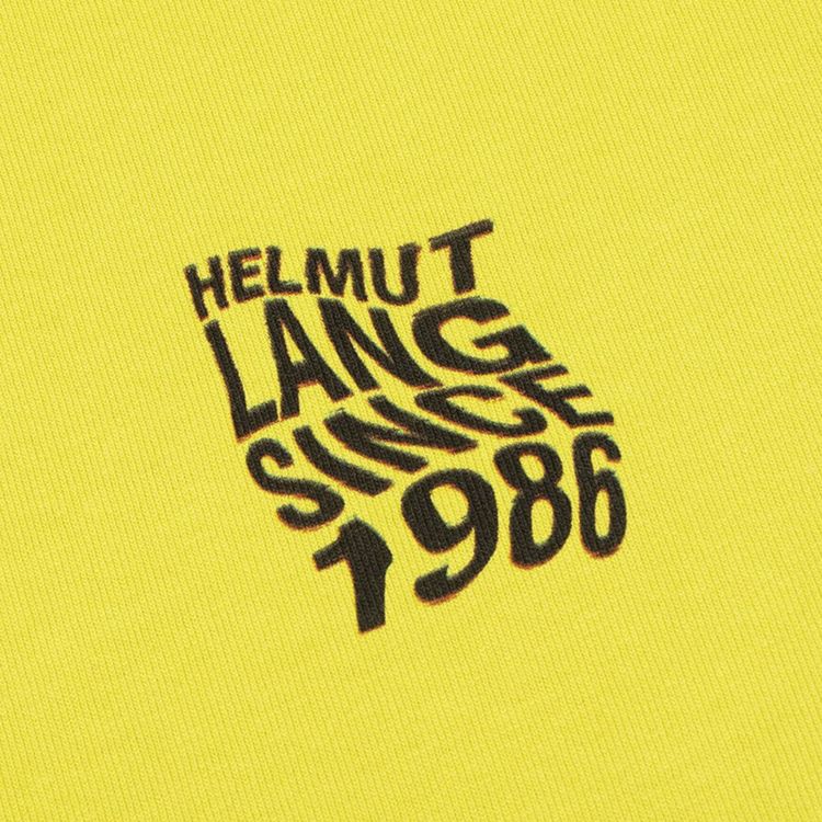 Helmut Lang Warp Short Sleeve Tee Bold Lime