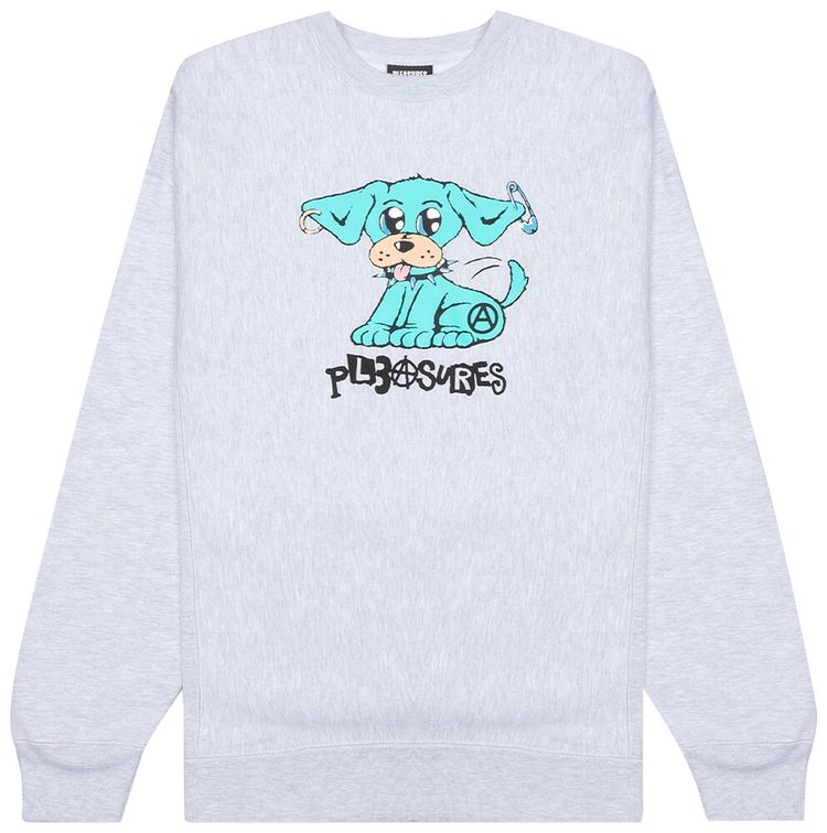 Pleasures Ruff Premium Crewneck Heather Grey