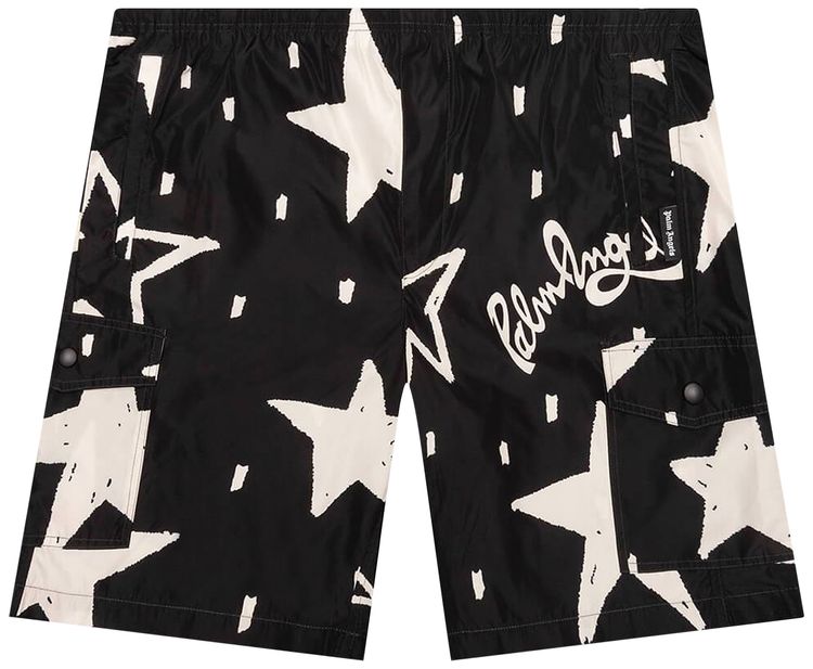 Palm Angels Night Sky Swim Short BlackWhite