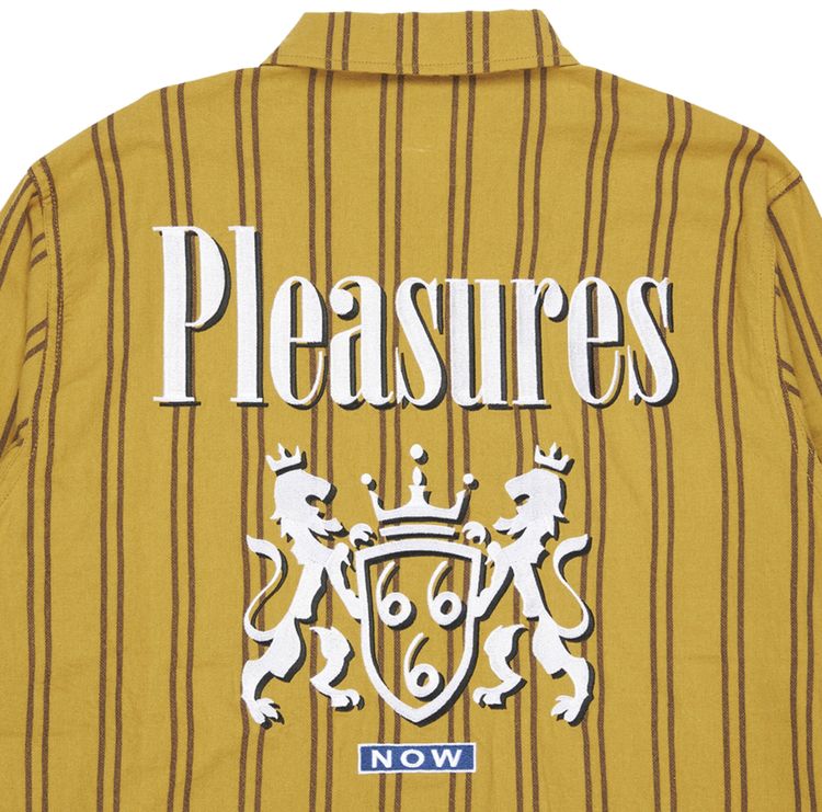 Pleasures Ruby Work Shirt Mustard