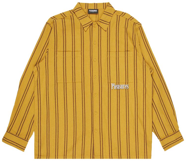 Pleasures Ruby Work Shirt Mustard