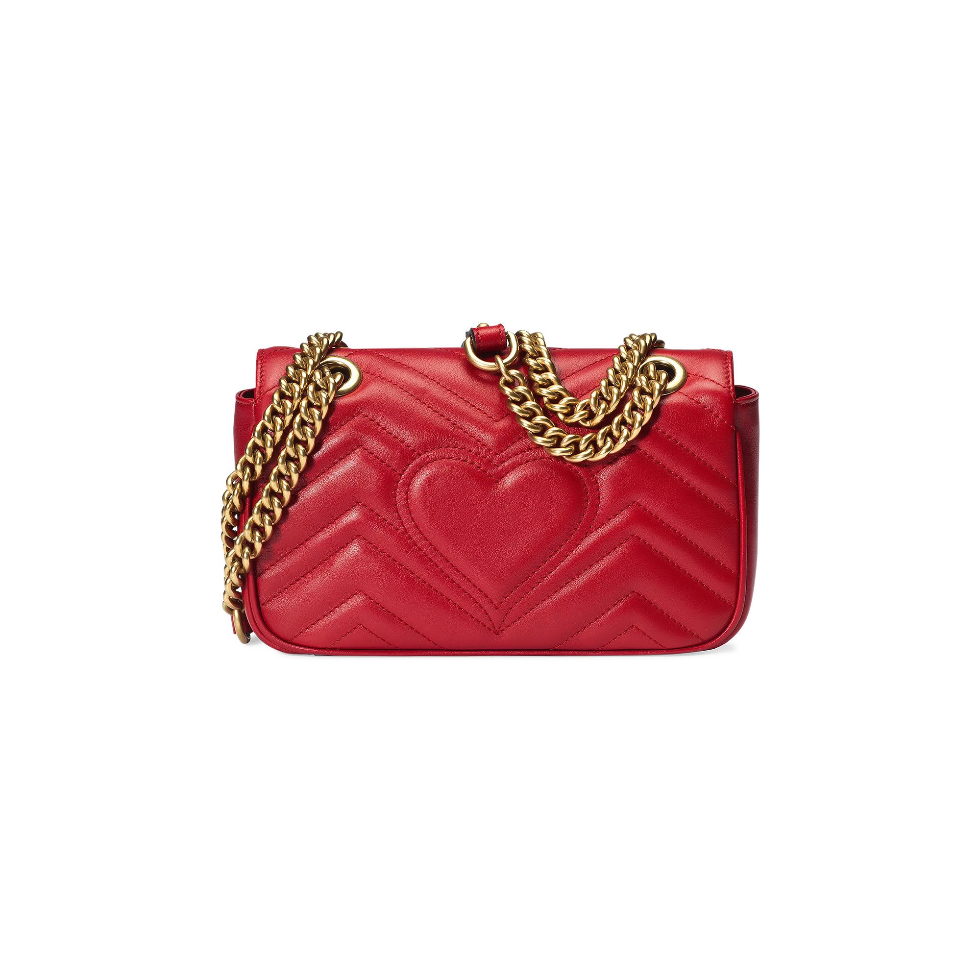 Buy Gucci GG Marmont Matelasse Mini Bag Red 446744 DTDIT 6433 GOAT CA
