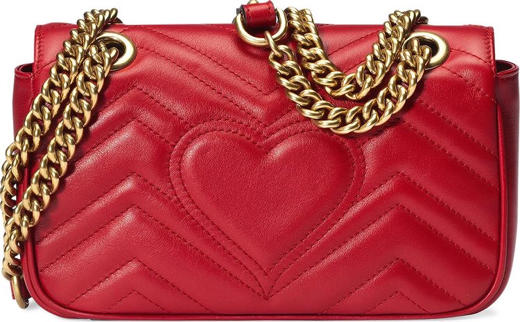 Gucci GG Marmont Matelasse Mini Bag Red