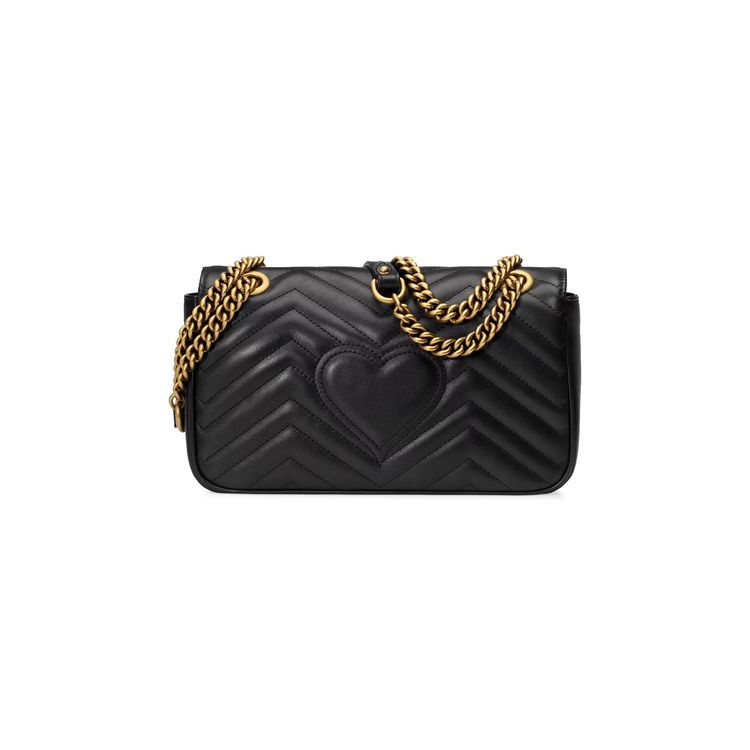 Gucci GG Marmont Small Matelasse Shoulder Bag Black