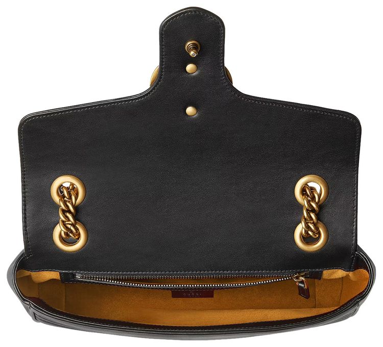 Gucci GG Marmont Small Matelasse Shoulder Bag Black