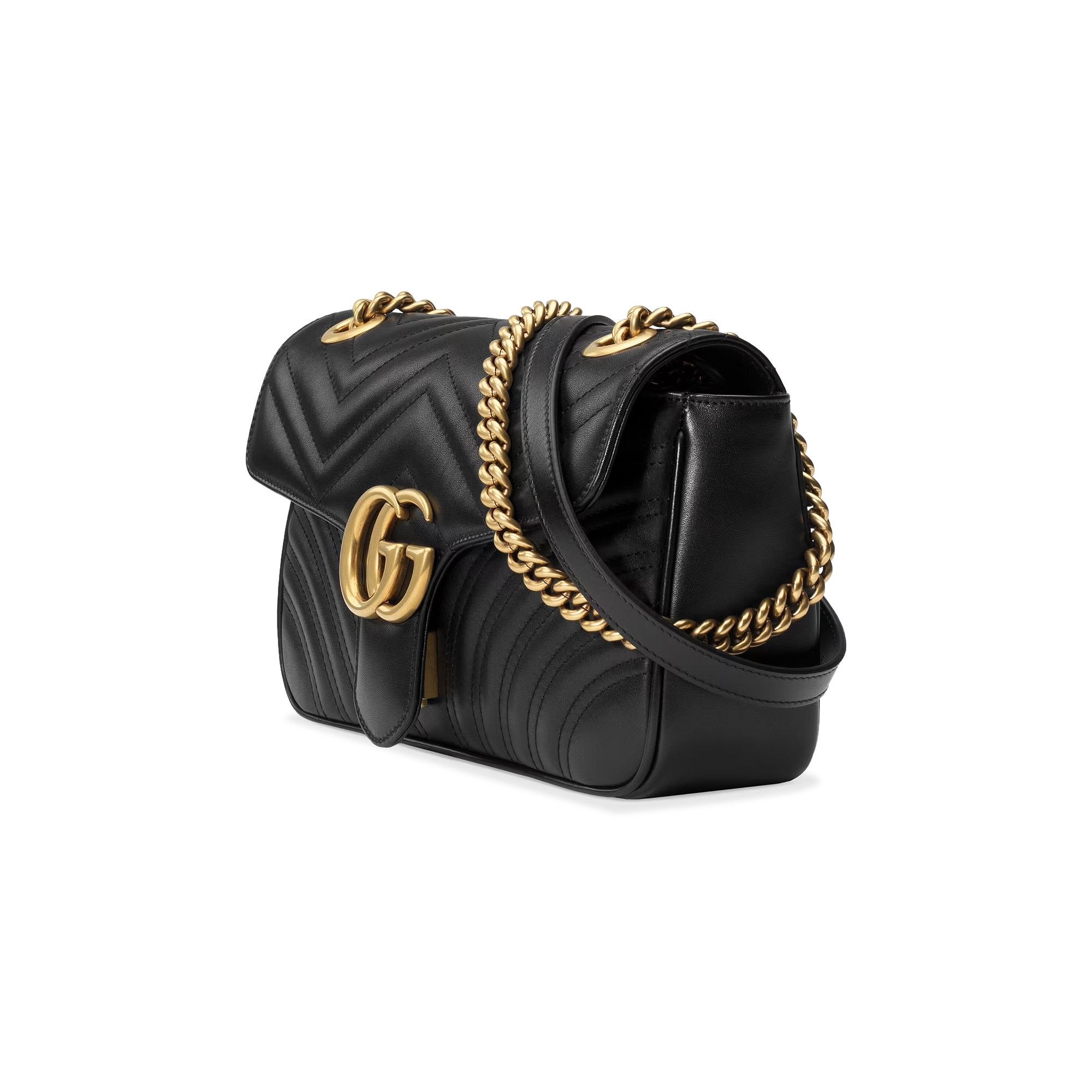 Buy Gucci GG Marmont Small Matelassé Shoulder Bag 'Black Buy Gucci GG Marmont Small Matelassé Shoulder Bag 'Black