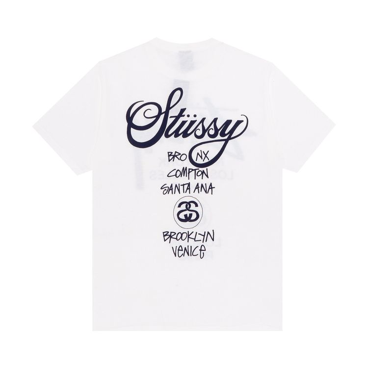 Stussy World Tour Tee White