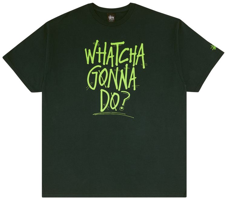 Stussy Whatcha Gonna Do Tee Dark Teal