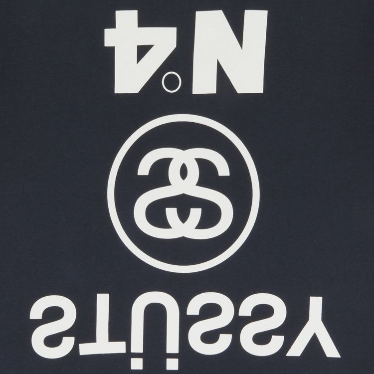 Stussy Upside Down Tee Navy