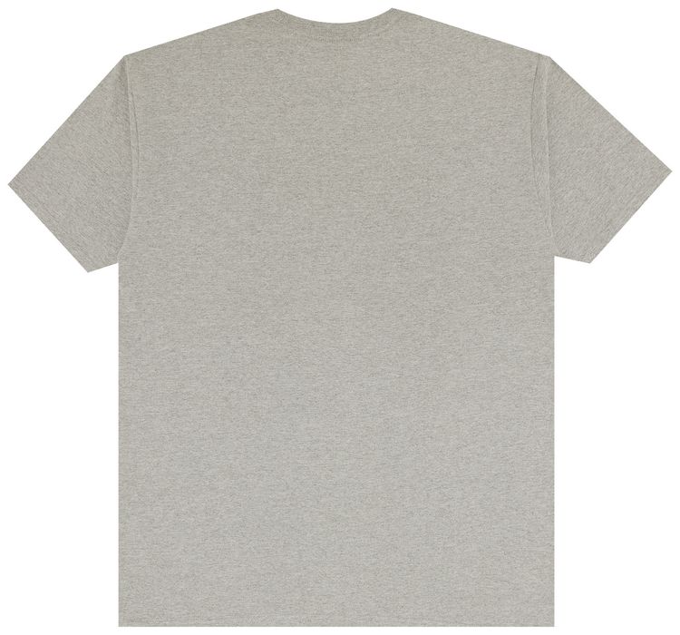 Stussy Upside Down Tee Grey Heather