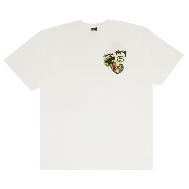 Stussy Surfman For Jah Irie Tee White