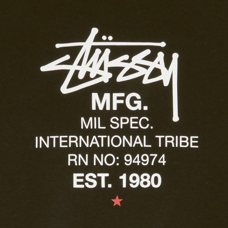 Stussy MFG International Tribe Tee Black