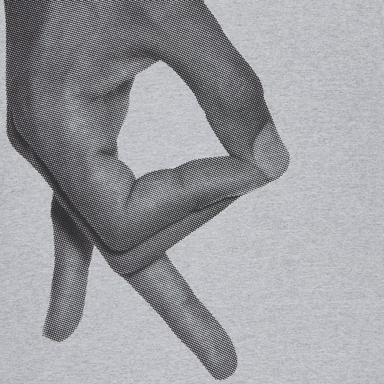 Stussy Reps Hand Tee Grey Heather