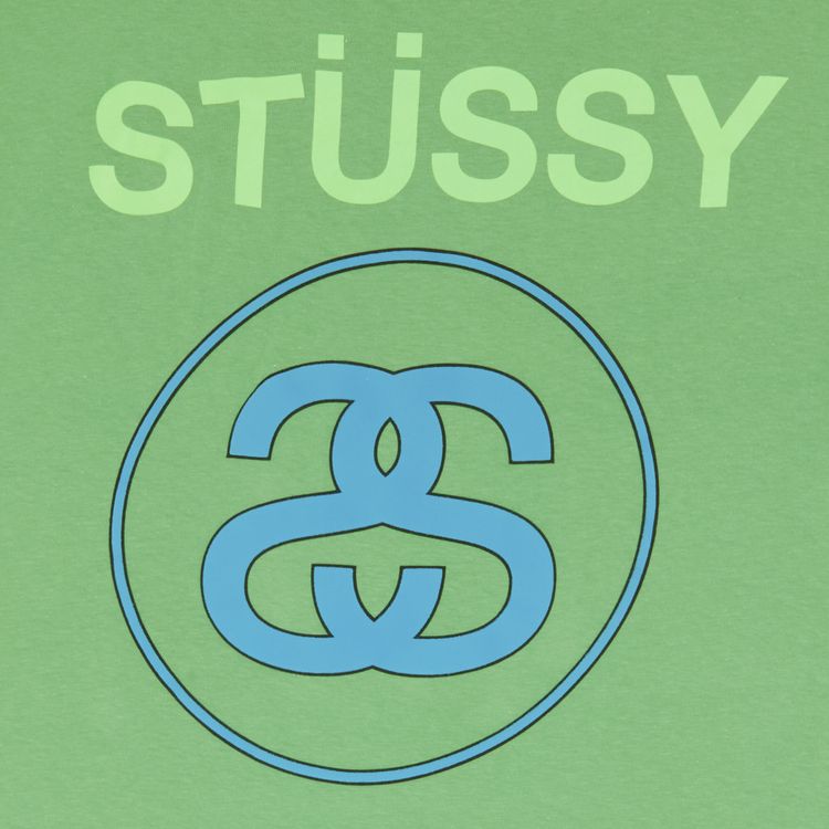 Stussy 3M Stock Link Tee Green