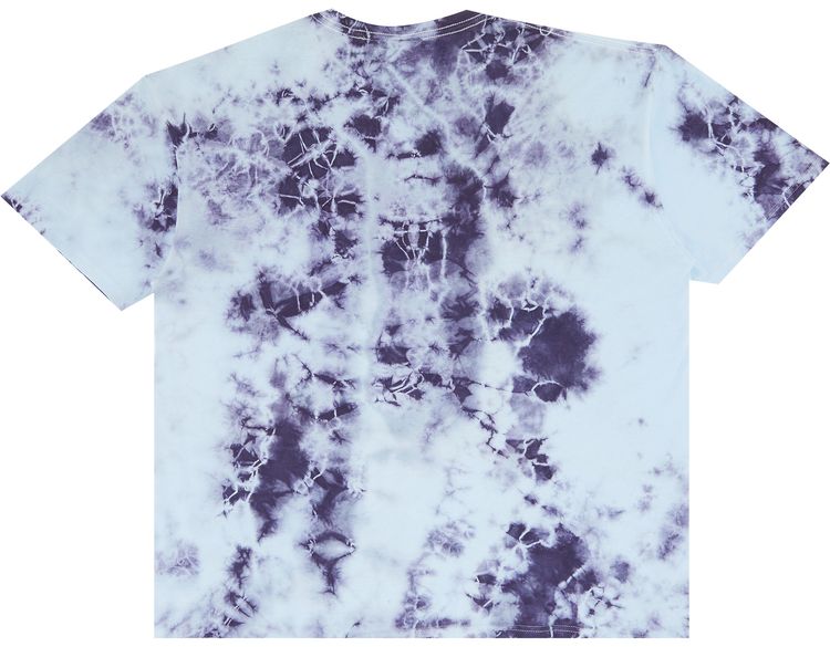 Stussy Storm Stock LNK Tie Dye Tee Blue