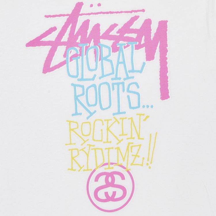Stussy Rockin Rydimz Tee White