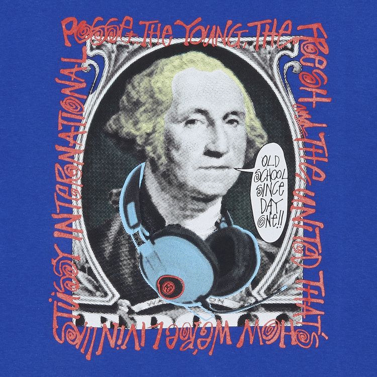 Stussy Posse The Young The Frost Tee Blue