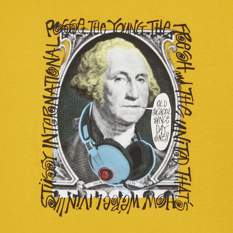 Stussy Posse The Young The Frost Tee Yellow