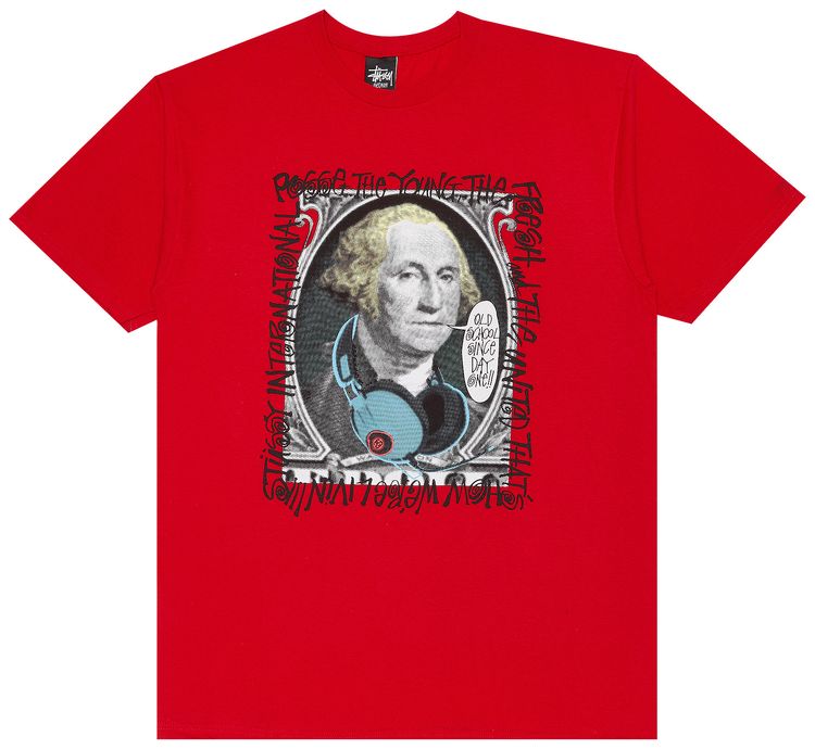 Stussy Posse The Young The Frost Tee Red