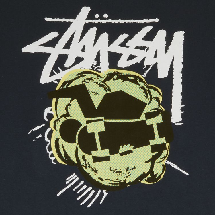 Stussy Pop Skateman Tee Navy