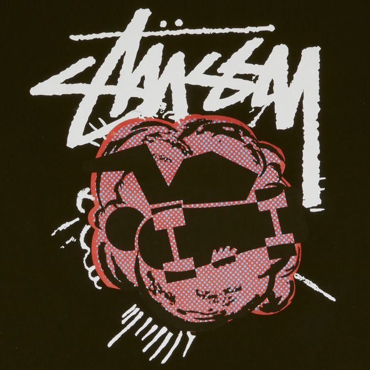 Stussy Pop Skateman Tee Black