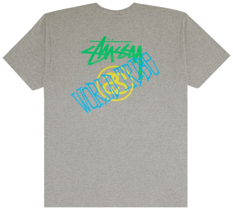 Stussy Multi Beat Tee Grey Heather