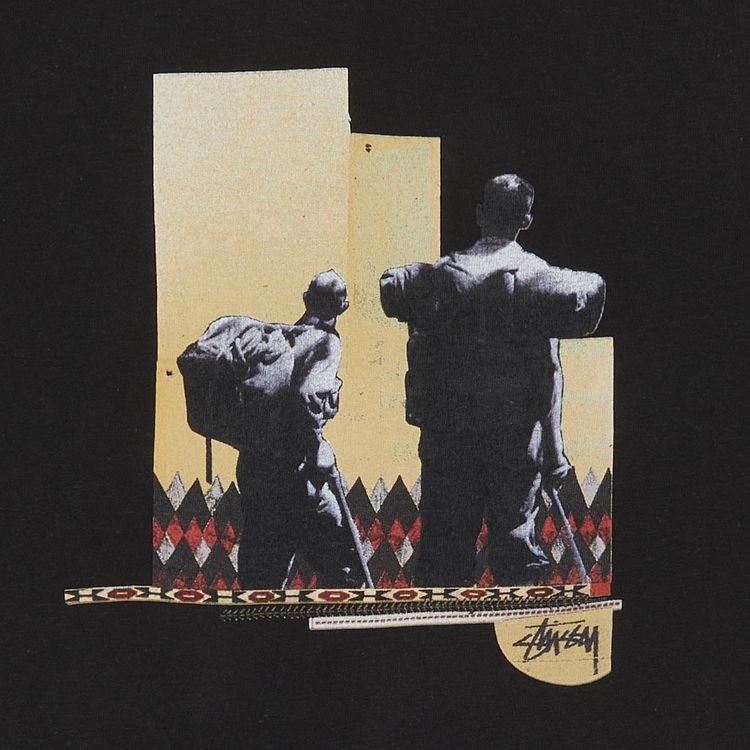 Stussy Hiking Tee Black