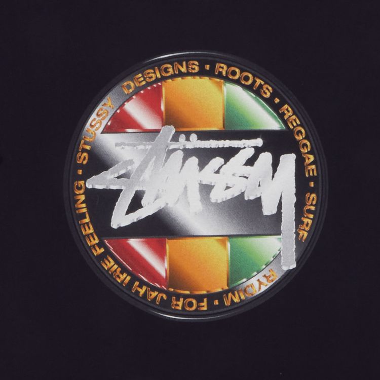 Stussy Chrome Dot Tee Black