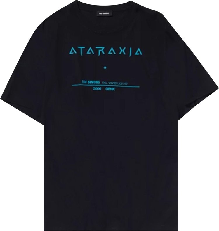 Buy Raf Simons Ataraxia Tour T-Shirt 'Black' - 212 M125 19001 0099 | GOAT