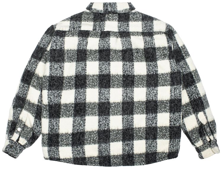 Mr Saturday Black Checkered Overshirt Black