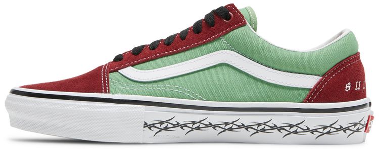 Supreme x Vans Old Skool Barbed Wire   Green