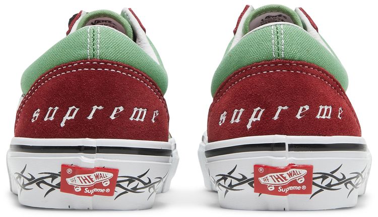 Supreme x Vans Old Skool Barbed Wire   Green