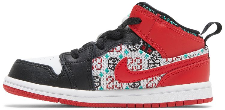Air Jordan 1 Mid SE TD Ugly Christmas Sweater