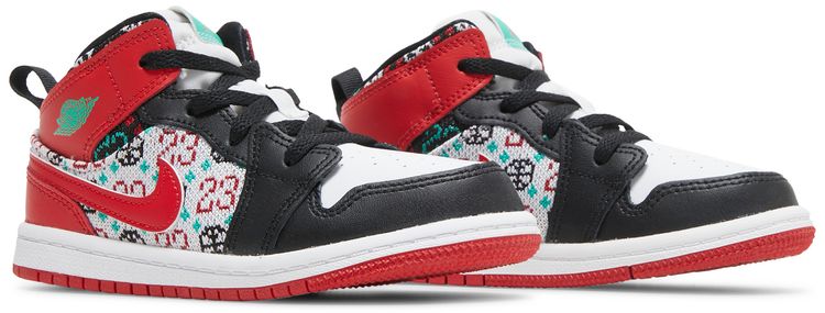 Air Jordan 1 Mid SE TD Ugly Christmas Sweater