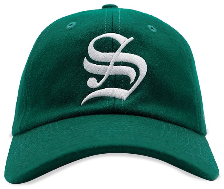 Sporty  Rich English Logo Hat Forest