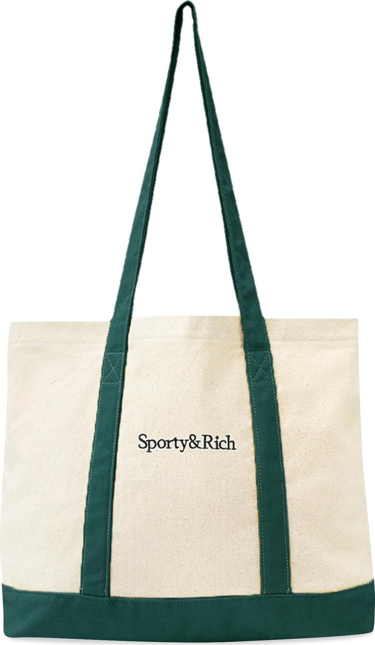 Sporty  Rich Carolyn Tote NaturalForest