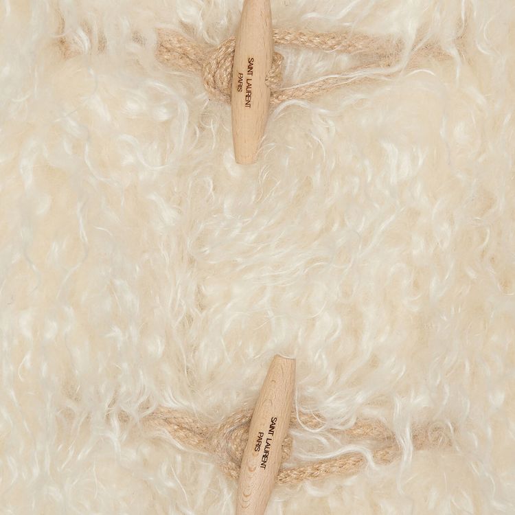 Saint Laurent Long Duffle Coat Shell