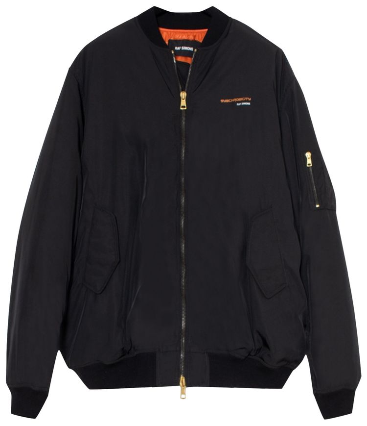 Raf Simons Synchronicity Bomber Jacket Black