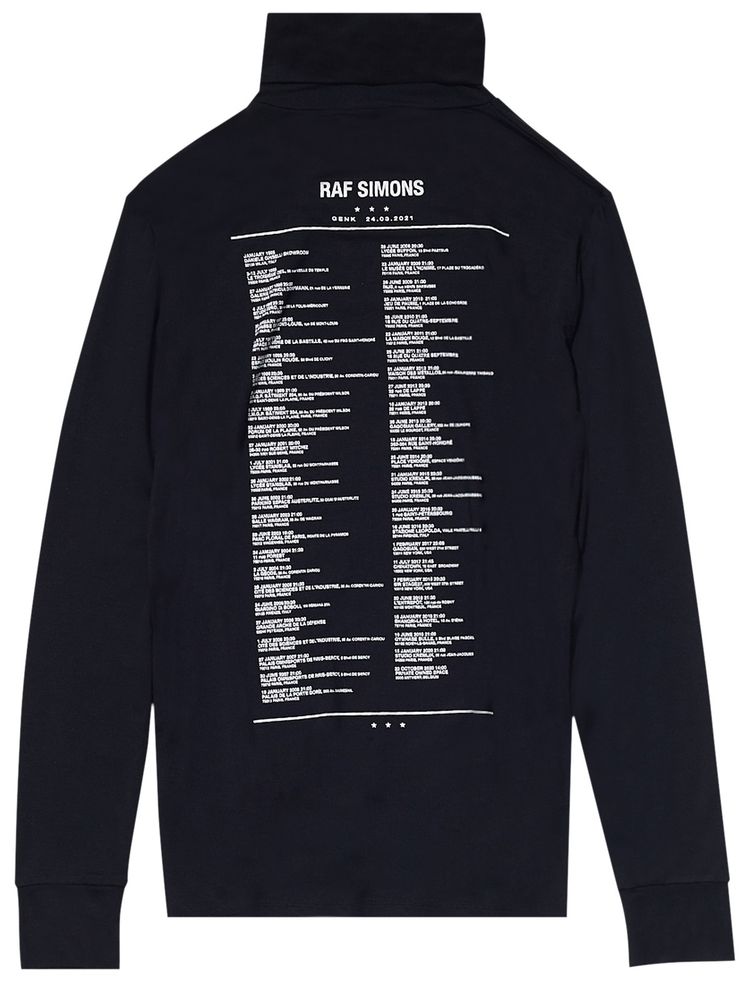 Raf Simons Synchronicity Turtleneck Top Black