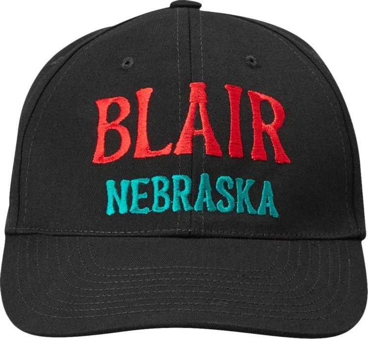 Raf Simons Blair Nebraska Cotton Cap Black