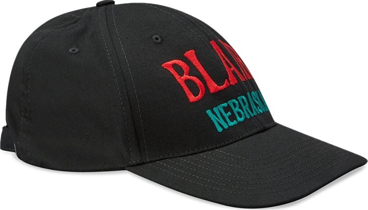 Raf Simons Blair Nebraska Cotton Cap Black