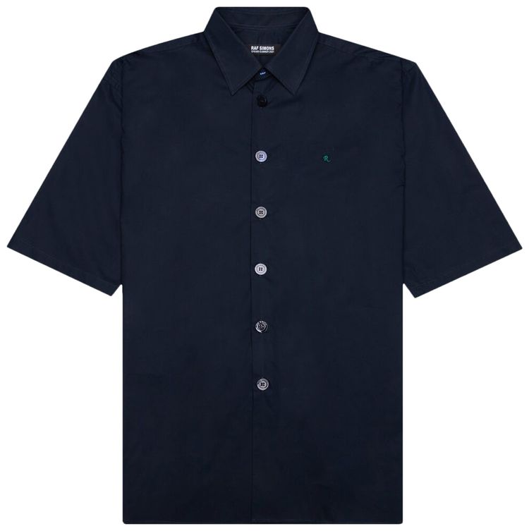 Raf Simons Teenage Dreams Short Sleeve Shirt Navy