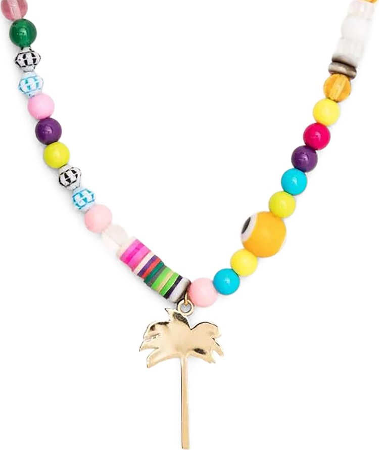 Palm Angels Palm Rainbow Necklace MulticolorGold