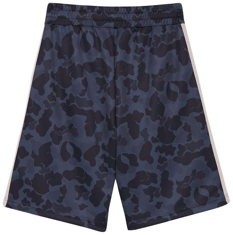 Palm Angels Night Camo Track Short BlackWhite