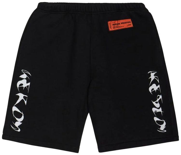 Heron Preston HP Brushed Sweatshorts BlackWhite